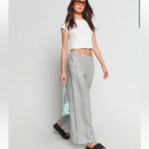 Ava Linen Pant Reformation